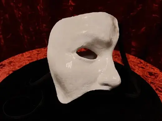 Phantom of the Opera Masquerade Mask (With holes)