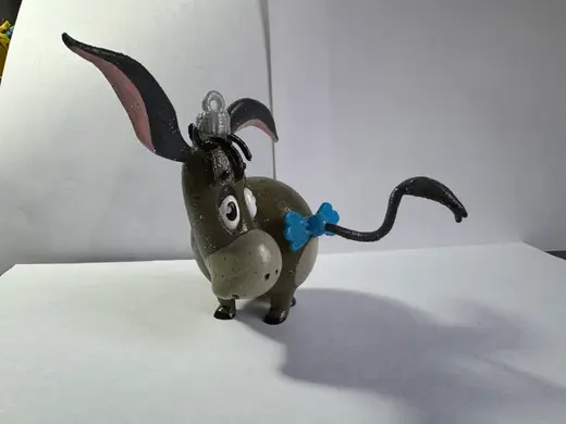 USSR Christmas tree decoration - Donkey