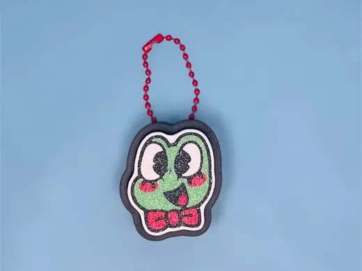 Ribbit Frog Clicker TADC Keychain