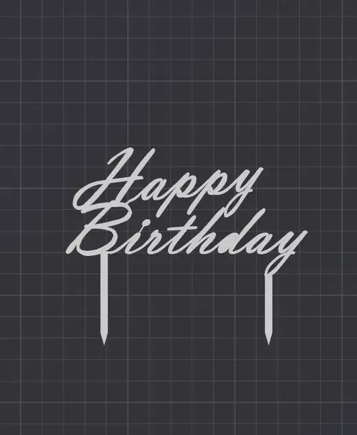 Happy Birthday Cake Decoration