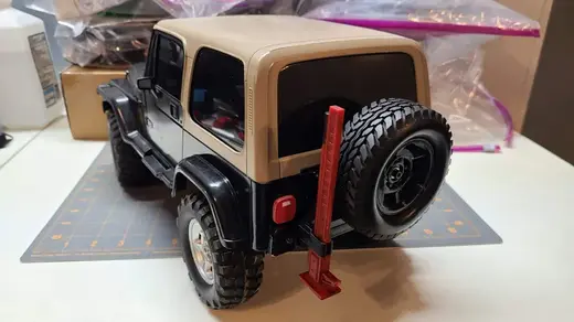 Tamiya Jeep Wrangler CC-01 Swing Out Tire Carrier