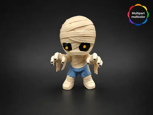 Cute Chibi Goofy Mummy Toy