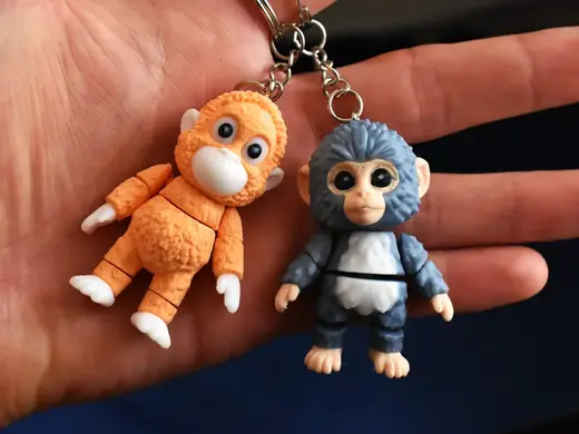 Punch and His Plush Friend – Mini Flexi Toy