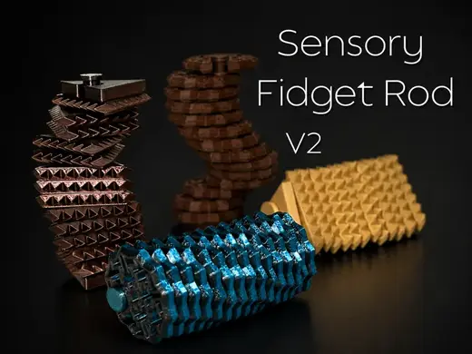 Sensory Fidget Rod V2 - Stress & Anxiety Relief