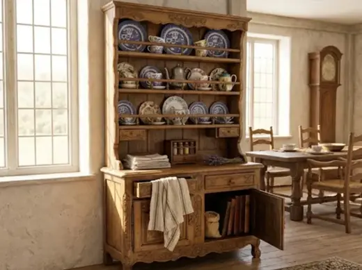 Miniature French Provincial Hutch