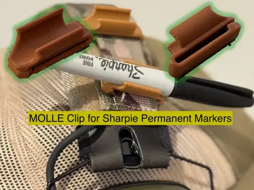 MOLLE Clip for Permanent Markers