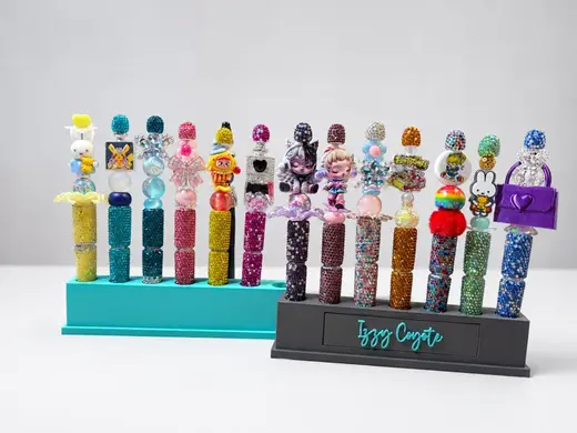 Beadable Bling Pen Display Stand