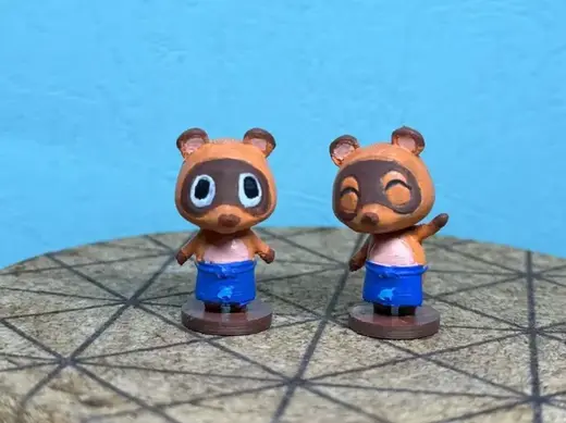 Timmy and Tommy from Animal Crossing 动物森友会的豆狸和粒狸