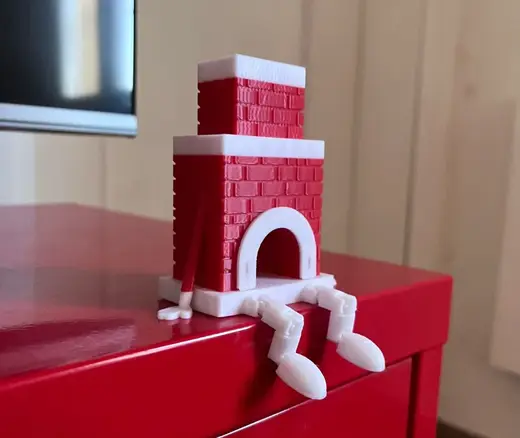 Articulated Cristmas Fireplace