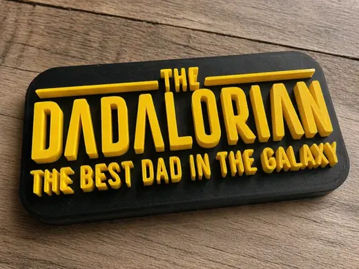 The Dadalorian Fathers Day Sign