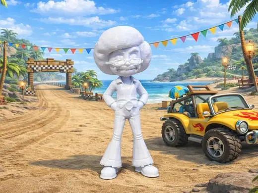 Disco Jimmy - Beach Buggy Racing - Game