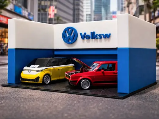 Diorama 1/64 Volkswagen