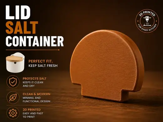 Kitchen Salt Container Lid