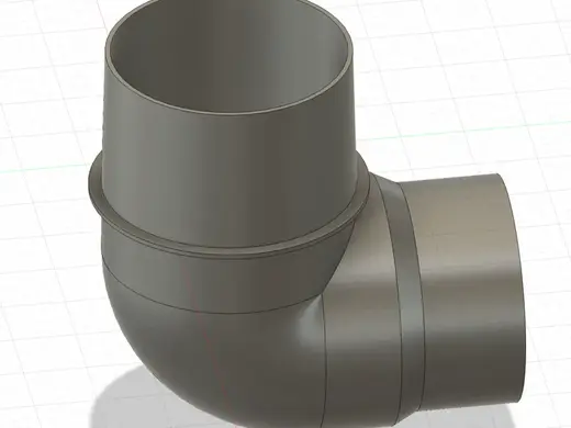 xTool Exhaust Hose to Wall Pipe Adapter