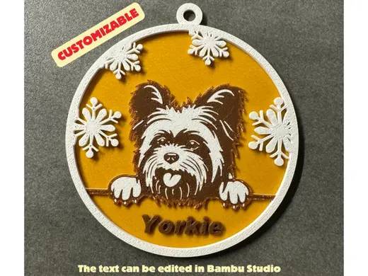 Yorkshire Christmas Ornament