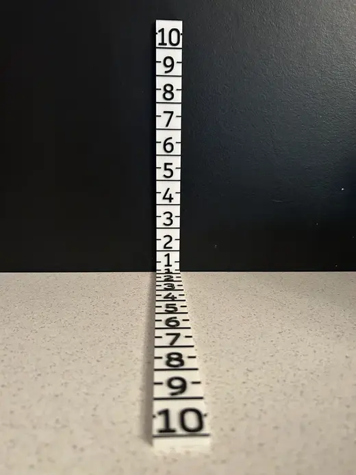 3D Measuring Ruler - Inches