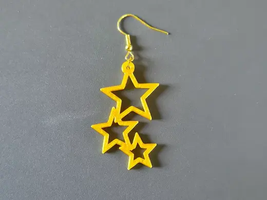 star earring, cute, jewelry, minimalist