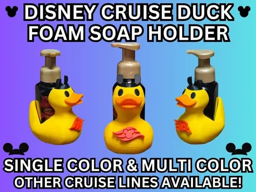 Disney Cruise Line Duck Foam Soap Holder