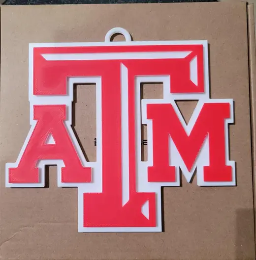 TEXAS A&M 3D Logo 180mm series