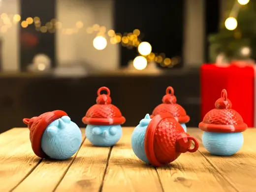 Knitted Snowman Ornament