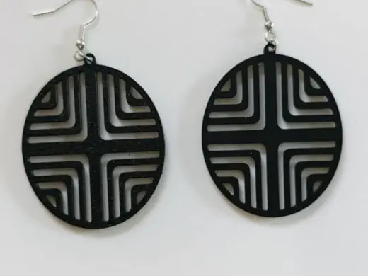 large earrings