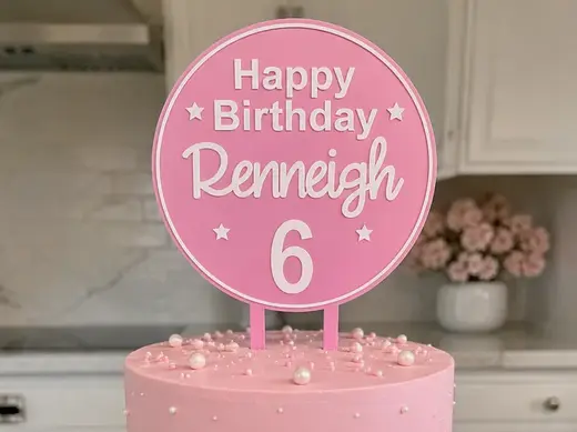 Custom/Personalised Birthday Cake Topper
