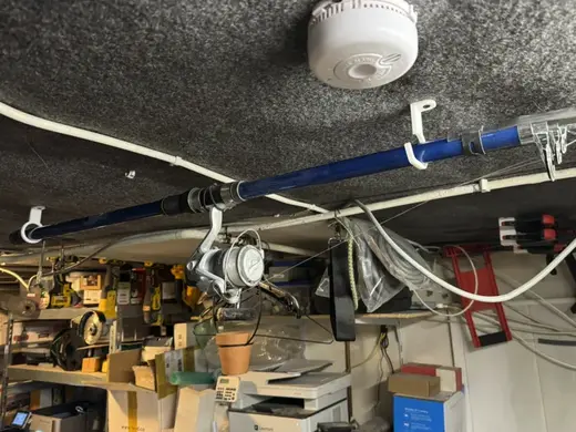 Support Fishing rod ceiling Canne a peche plafond