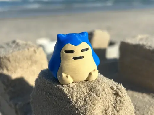 Gumdrop Snorlax - HyBee3D