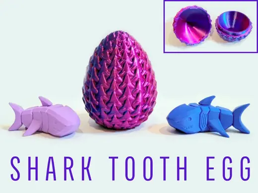 Shark Tooth Egg | Dragon Egg Style Capsule