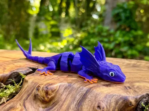 Articulated Lizard - (Print in Place)