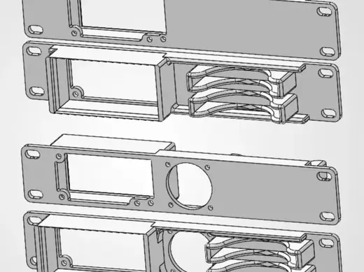 10" Rack Panel (Flex PSU + SSD + Optional Fan)