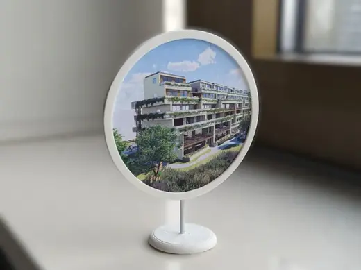 Photo stand model | architecture