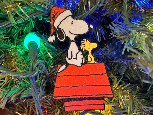 Snoopy and Woodstock Christmas Ornament
