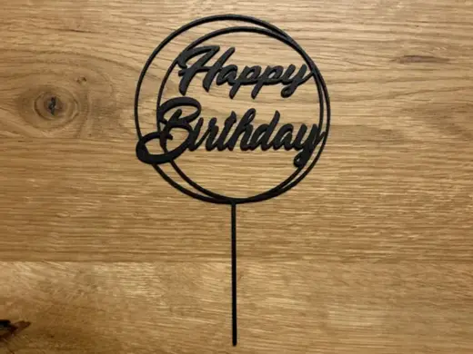 Happy Birthday Cake Topper