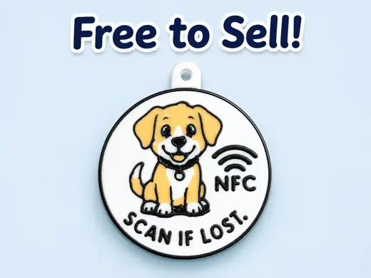 Generic Dog / Pet NFC Tag - Free to Sell!