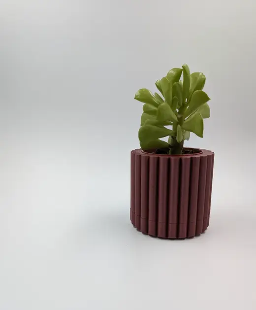 Succulent planter with magnetic plate new desing