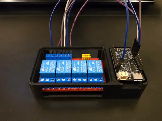 AITRIP ESP32 Lite + ANMBEST 4 channel relay case