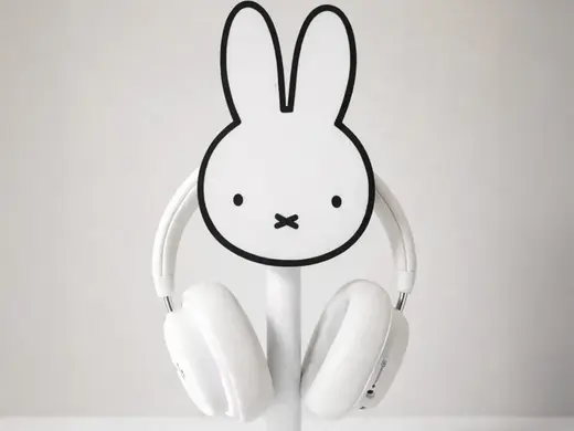 Soporte auriculares inspirado en Miffy