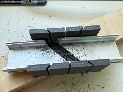 LED aluminium profile cutting guide