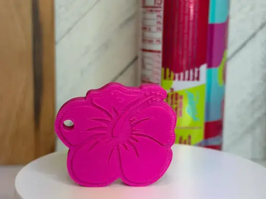 Hibiscus Can Opener Keychain