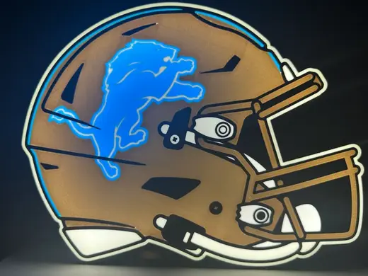 Detriot Lions lightbox