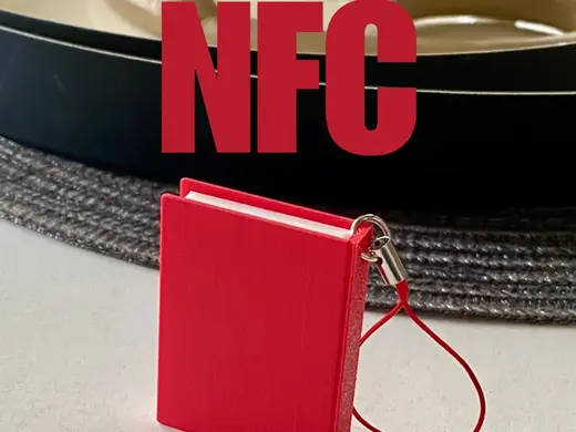 Portachiavi Libro con Tag NFC