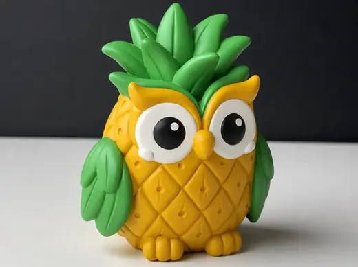 Owl as Ananas