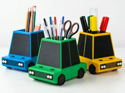 Cozy Car - Pen Holder - Desk Organizer