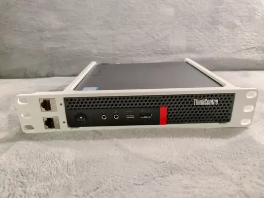 Lenovo M720q 1U 10" Rack Mount - two Keystones