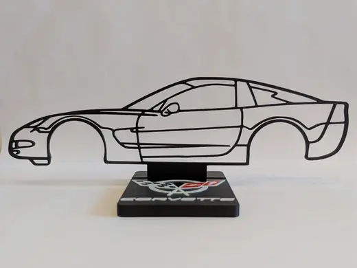 Chevrolet Corvette Targa Top silhouette