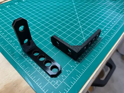 Right angle cable support bracket holder garage