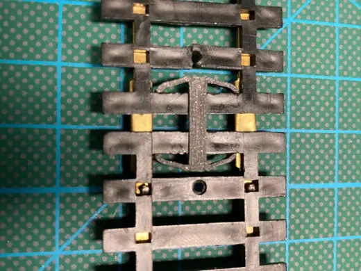 H0 rail joiners (75s & 0.16g) for model trains