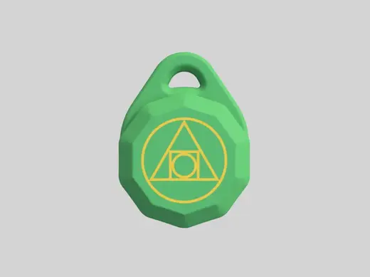 Rugged AirTag Case for Keychain