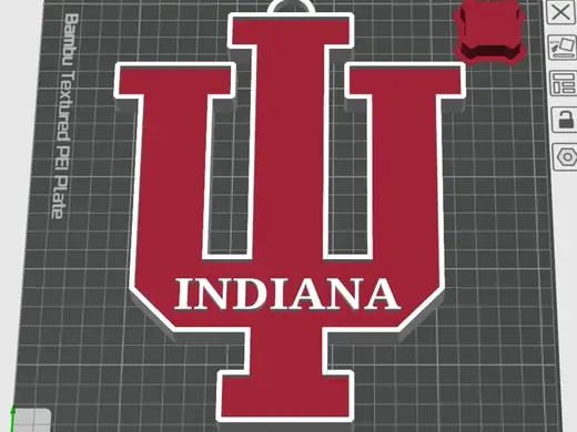 IU Indiana Hoosiers Logo & Hype Chain